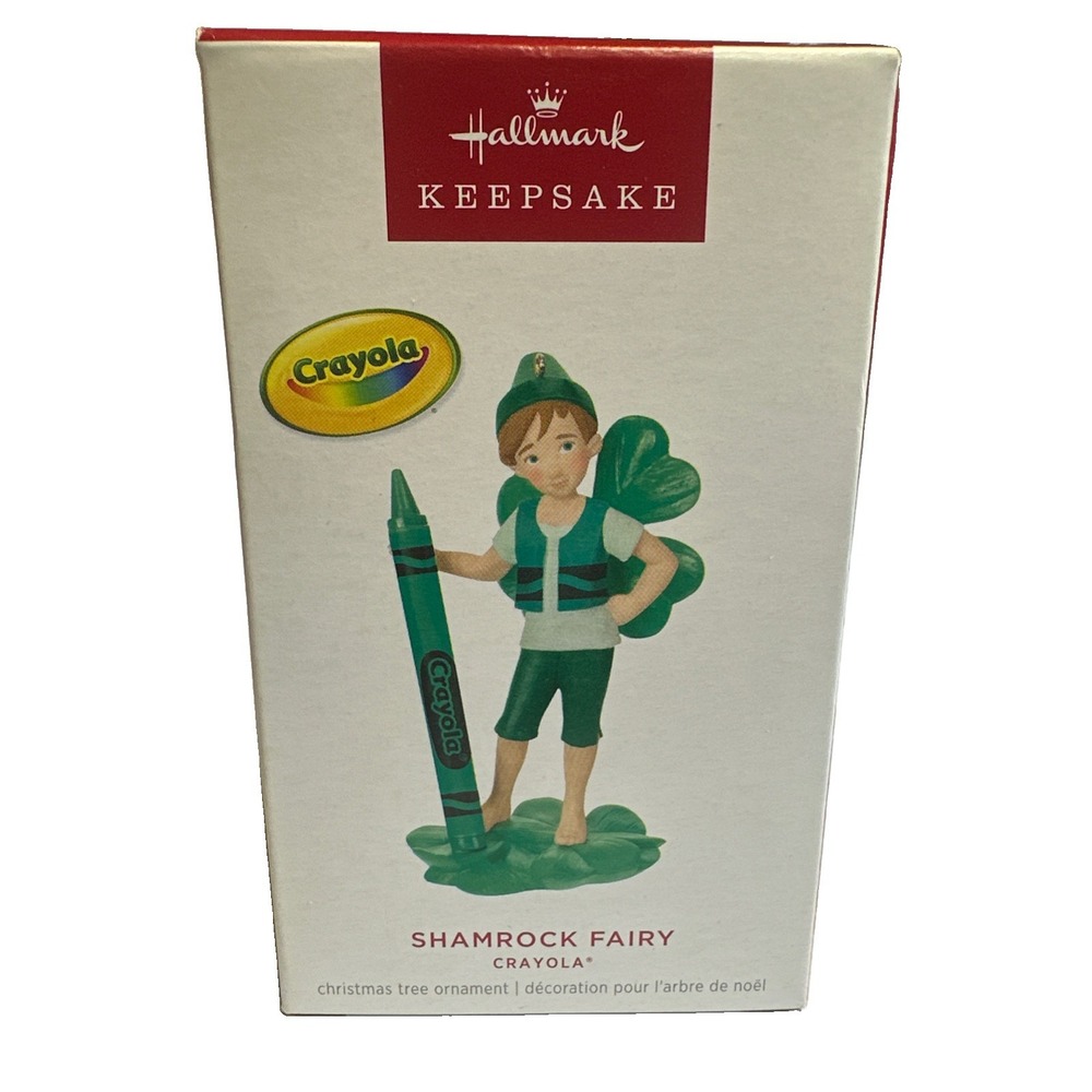 2024 Hallmark Keepsake Ornament "Shamrock Fairy" Crayola New In Box